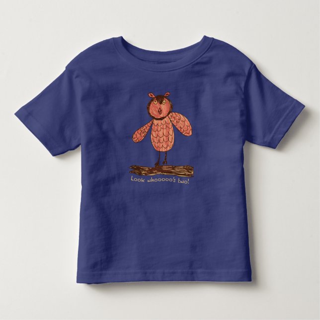 Look who's two toddler t-shirt (Front)