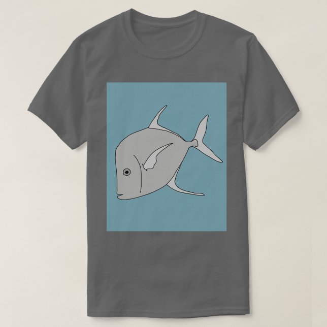 Lookdown Fish T-Shirt (Design Front)