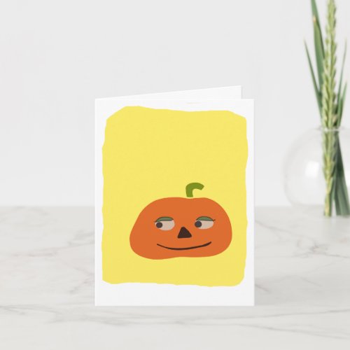 Lookin' Gourd Pumpkin Halloween Card