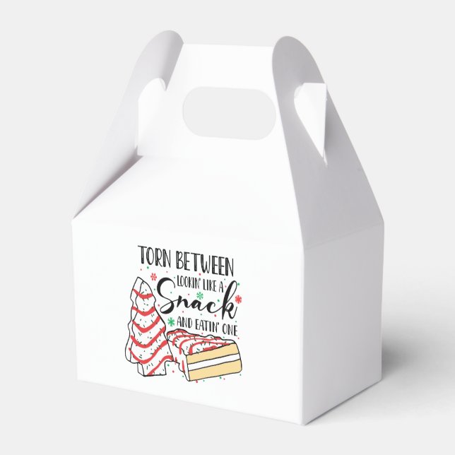 Lookin Like A Snack Favor Boxes (Front Side)