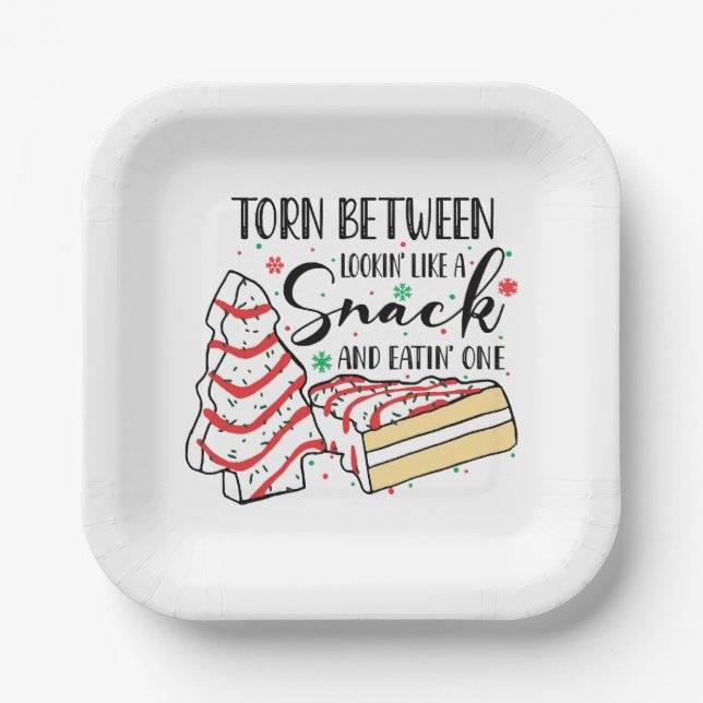 Lookin Like A Snack Paper Plates (Front)