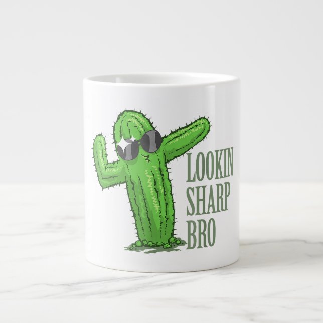 Lookin Sharp Bro Giant Coffee Mug (Front)