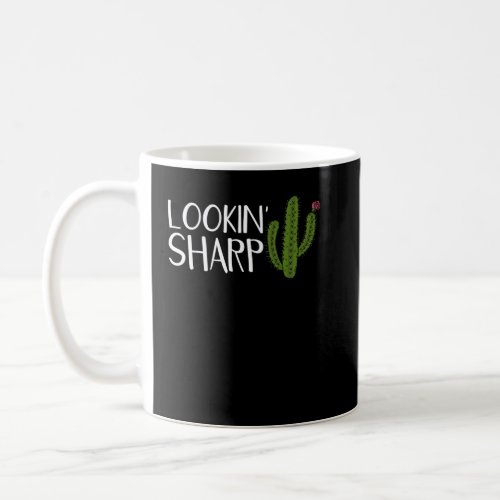 Lookin Sharp Cactus  Succulent  Coffee Mug