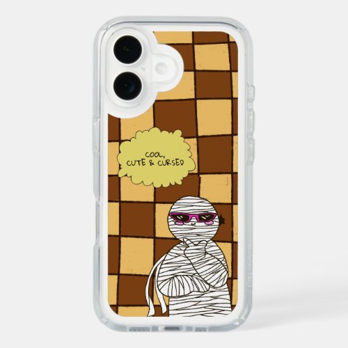 Lookin' Spooky, Feelin' Cute Halloween Mummy iPhone 16 Case