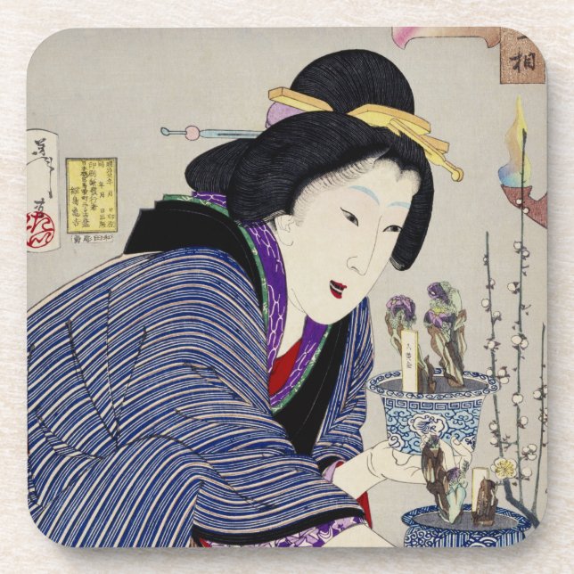 Looking as if She Wants to Change: The Appearance Beverage Coaster (Front)