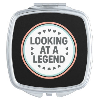 Looking at a Legend | Inclusion Compact Mirror