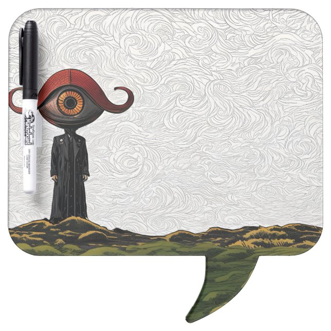 Looking at you Desk Mat Dry Erase Board (Front)