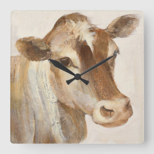 Looking at You I Light Square Wall Clock