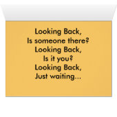 Looking Back Cards (Inside Horizontal (Bottom))