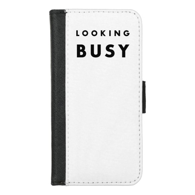 LOOKING BUSY: The Art of Appearances iPhone Wallet Case (Front)