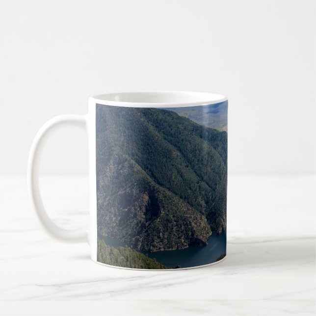 Looking Down At The Gunnison River Coffee Mug (Left)