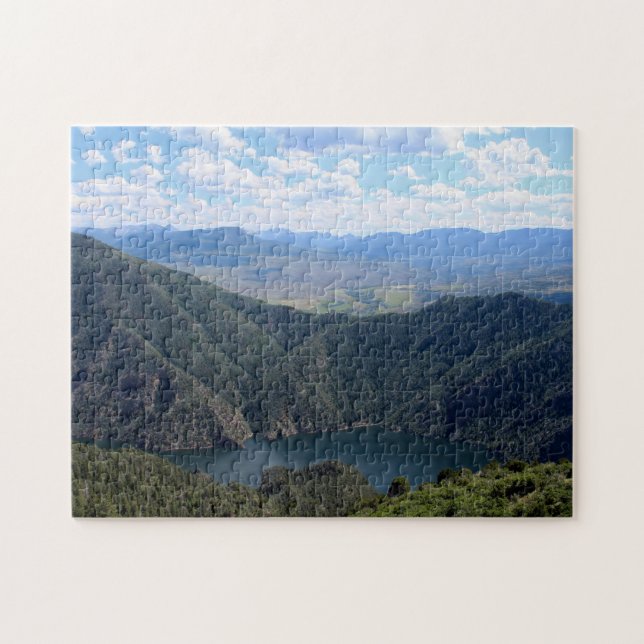 Looking Down at the Gunnison River Jigsaw Puzzle (Horizontal)