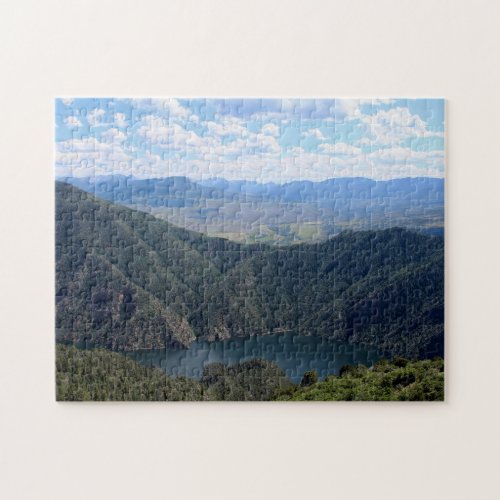 Looking Down at the Gunnison River Jigsaw Puzzle