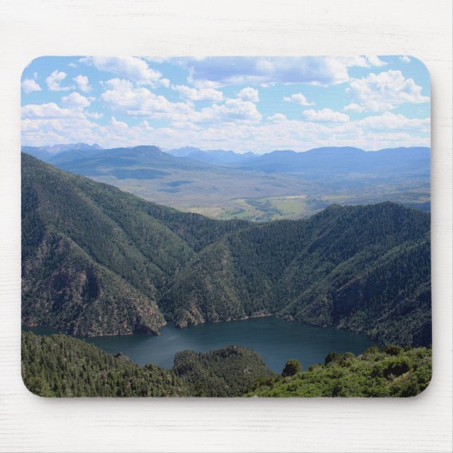 Looking Down at the Gunnison River Mouse Pad (Front)