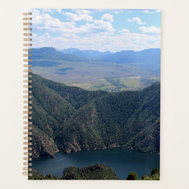 Looking Down at the Gunnison River Planner (Front)