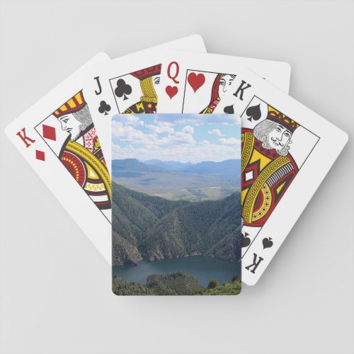 Looking Down at the Gunnison River Playing Cards