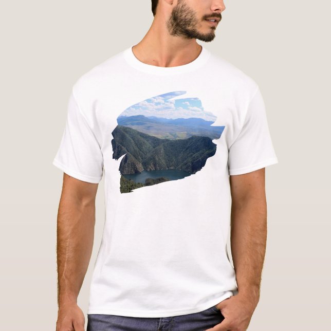 Looking Down At The Gunnison River T-Shirt (Front)