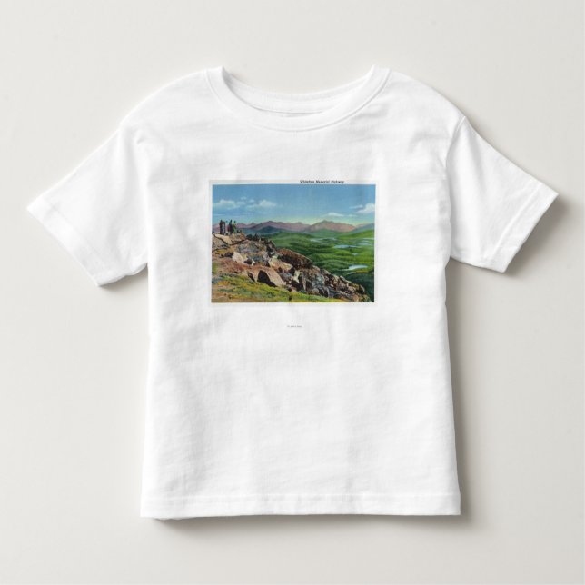 Looking Down from Whiteface Memorial Hwy Toddler T-shirt (Front)