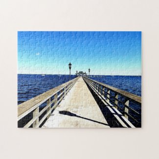 Looking Down The Pier