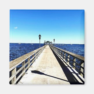 Looking Down the Pier