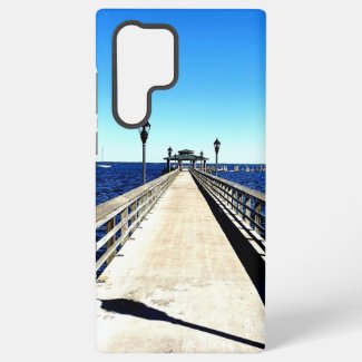 Looking Down The Pier Samsung Phone Cases