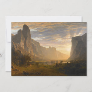 Looking Down Yosemite Valley Albert Bierstadt