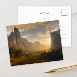 Looking Down Yosemite Valley | Albert Bierstadt Postcard
