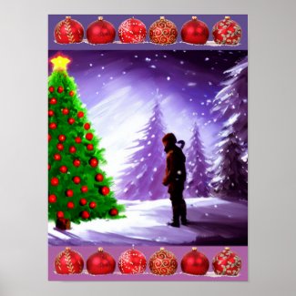 Looking For A Christmas Tree Poster