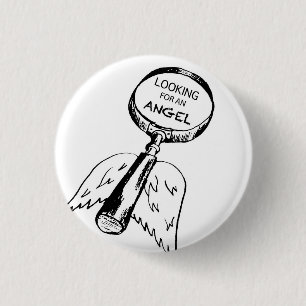 Looking for an Angel Pinback Button
