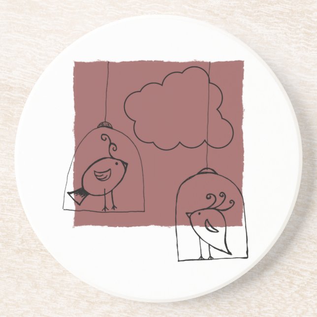 Looking for freedom drink coaster (Front)