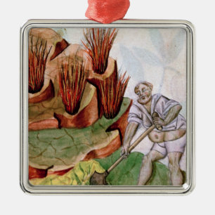 Looking for Sulphur, Dioscorides' 'De Herbis' Metal Ornament