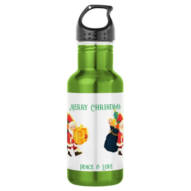 Looking for the ideal Christmas gift Printed 18 oz Stainless Steel Water Bottle (Front)