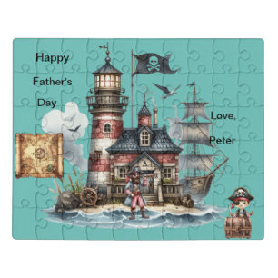 Looking for Treasure, Happy Father's Day Jigsaw Puzzle