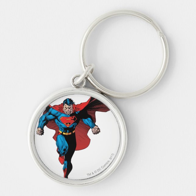 Looking Forward - Comic Style Keychain (Front)