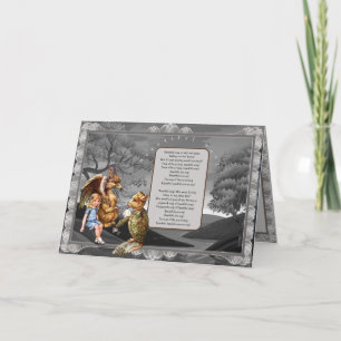 Looking Glass Beautiful Soup Song Thank You Card