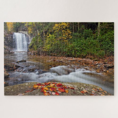 Looking Glass Falls Pisgah National Forest Jigsaw Puzzle