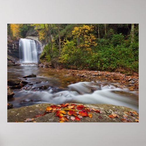 Looking Glass Falls Pisgah National Forest Poster