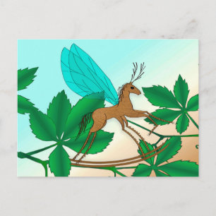 Looking Glass Insects - Rockinghorse-Fly Postcard