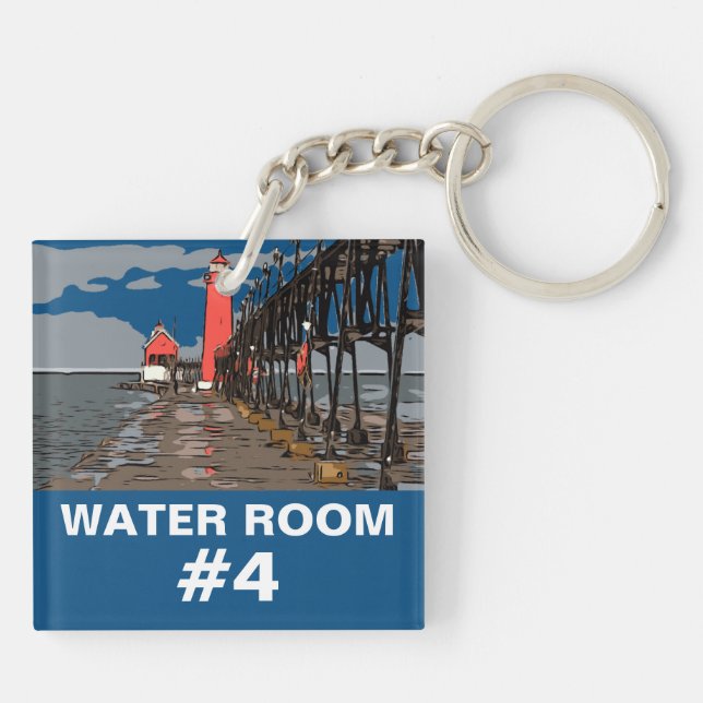LOOKING GLASS KEYCHAIN (Back)