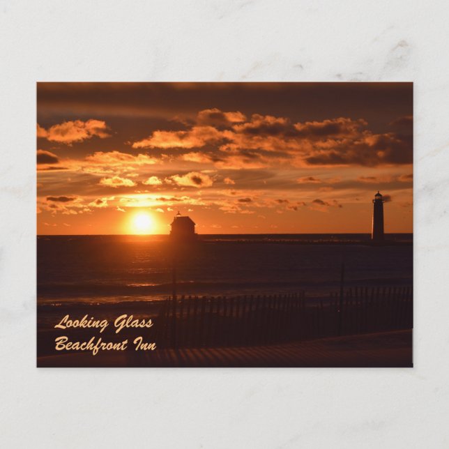 LOOKING GLASS POSTCARD (Front)