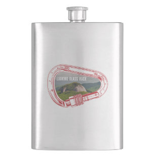 Looking Glass Rock Climbing Carabiner Flask