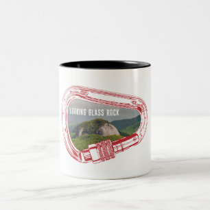 Looking Glass Rock Climbing Carabiner Two-Tone Coffee Mug