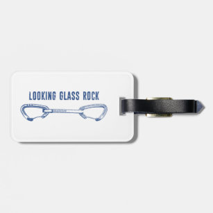 Looking Glass Rock Climbing Quickdraw Luggage Tag
