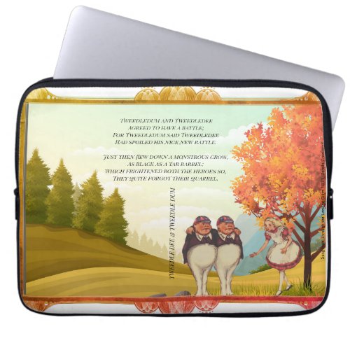 Looking Glass Tweetle Dee Dum Song Laptop Sleeve