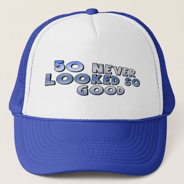 Looking Good 50th Birthday Hat (Front)