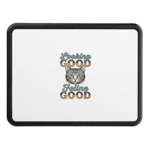 Looking Good Feline Good Vintage Cat Design_1 Hitch Cover