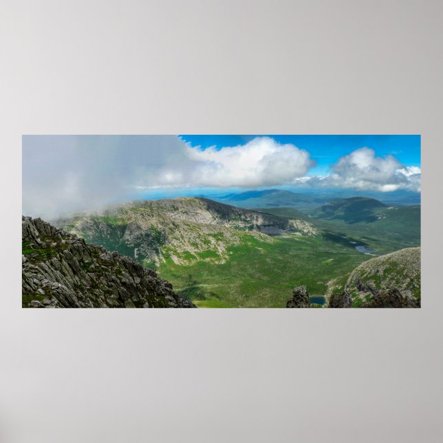 Looking into the Basin, Baxter State Park, Maine Poster (Front)