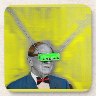 Looking into the future beverage coaster