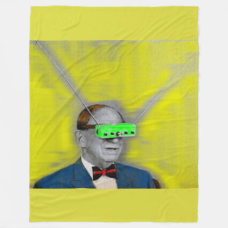 Looking into the future fleece blanket