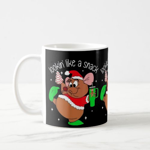 Looking Like A Snack Funny Mouse Christmas Coffee Mug